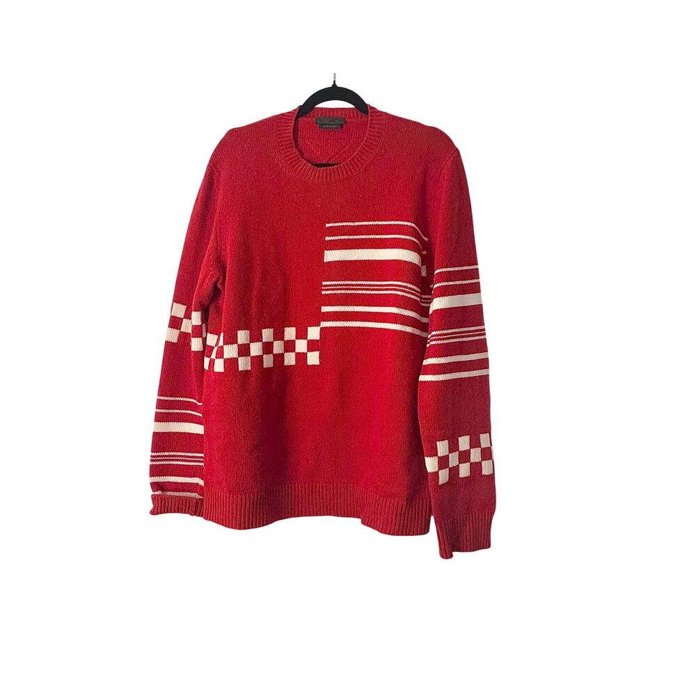 Prada Pullover Pure Cashmere Knitted Intarsia Sweater